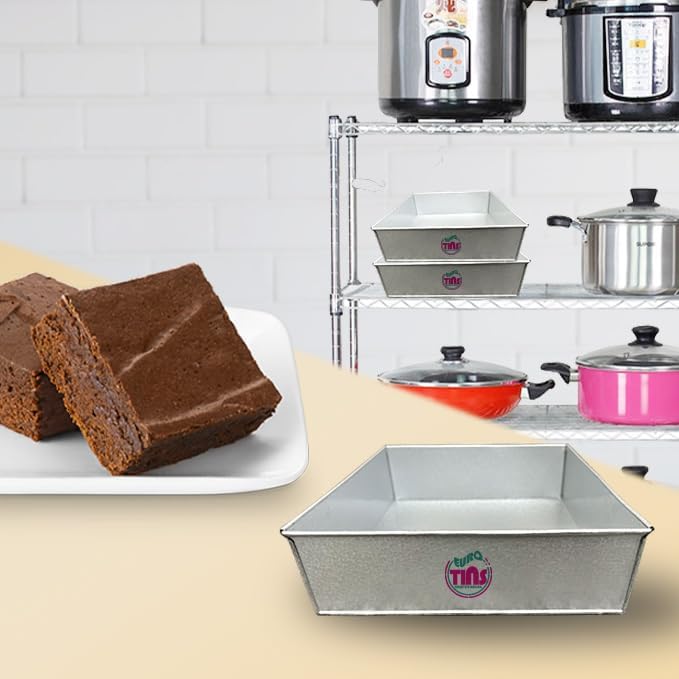 Single Square Cake Pan – Available in 6", 8", 10", 12" (3" DEEP)