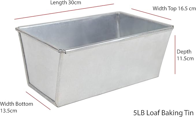 Heavy-Duty Loaf Tins – 1Lb, 2Lb, 3Lb, 4Lb & 5Lb | Individual Sizes & Full Set Available