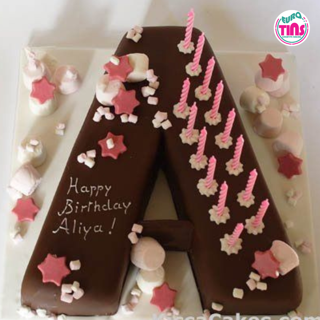 ALPHABET SHAPE CAKE TIN BIRTHDAY CAKE BAKING MOULD