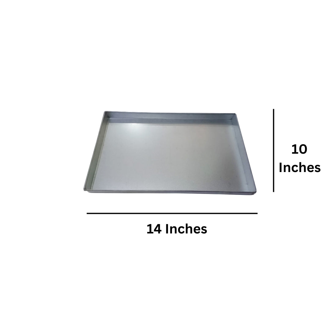 EUROTINS Rectangle Baking Tray – 14”, 16”, 18” 24" and 30" | Heavy Duty Domestic and Commercial Bakery Use 2" Deep