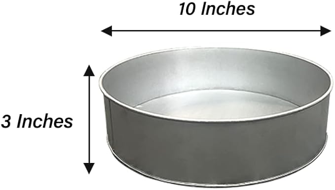 Round Cake Pan – Available in 6", 8", 10", 12" (3" DEEP)