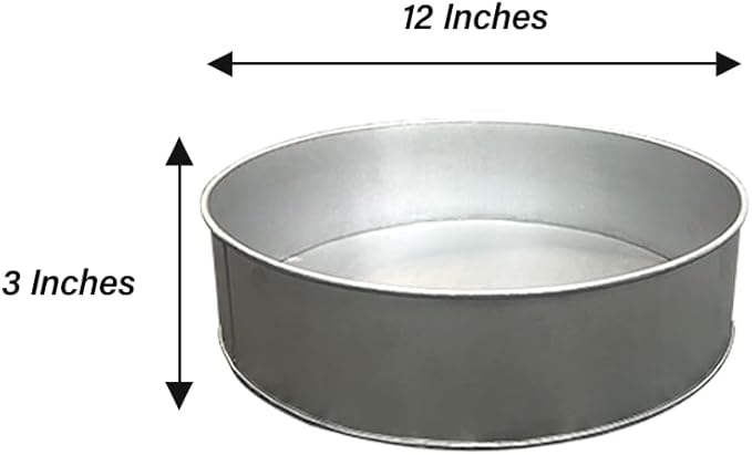 Round Cake Pan – Available in 6", 8", 10", 12" (3" DEEP)