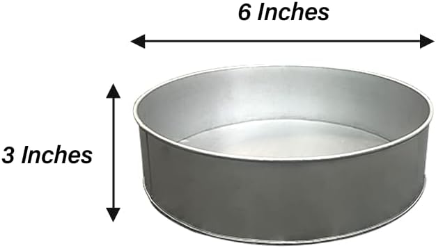 Round Cake Pan – Available in 6", 8", 10", 12" (3" DEEP)