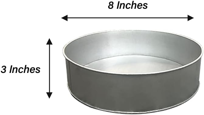 Round Cake Pan – Available in 6", 8", 10", 12" (3" DEEP)