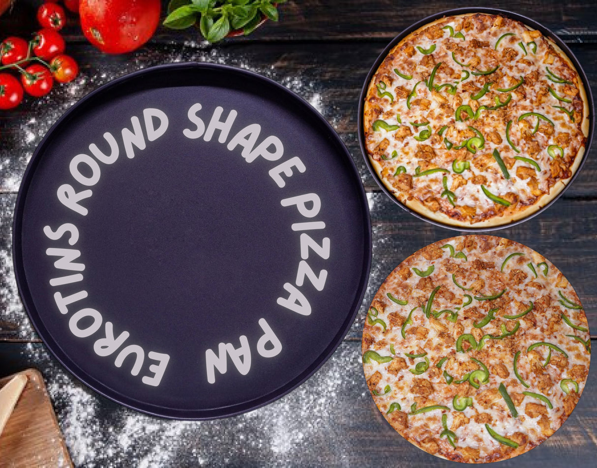 EUROTINS Non-Stick Pizza Pan– Aluminized Steel Creative Baking Moulds – 6 Unique Shapes