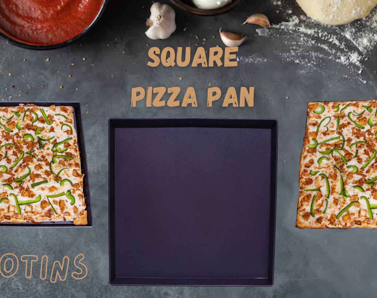 EUROTINS Non-Stick Pizza Pan– Aluminized Steel Creative Baking Moulds – 6 Unique Shapes