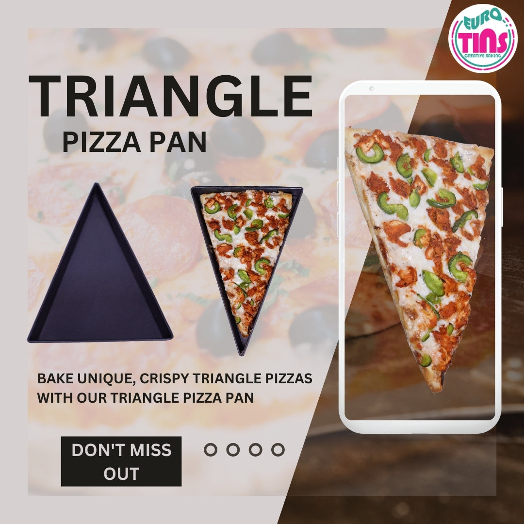 EUROTINS Non-Stick Pizza Pan– Aluminized Steel Creative Baking Moulds – 6 Unique Shapes