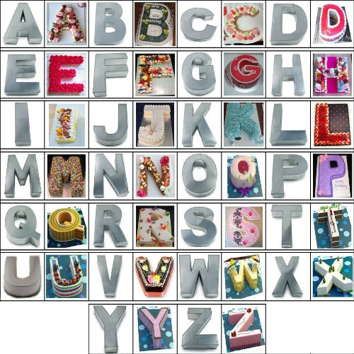 ALPHABET SHAPE CAKE TIN BIRTHDAY CAKE BAKING MOULD