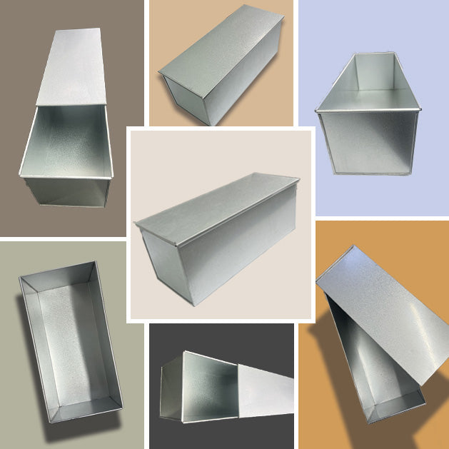 EUROTINS Pullman Loaf Bread Tin with Lid