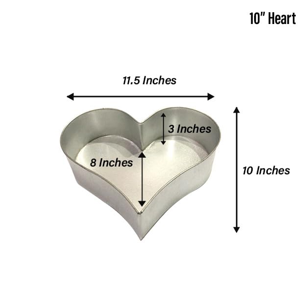 Heart Cake Pan – Available in 6", 8", 10", 12" (3" DEEP)