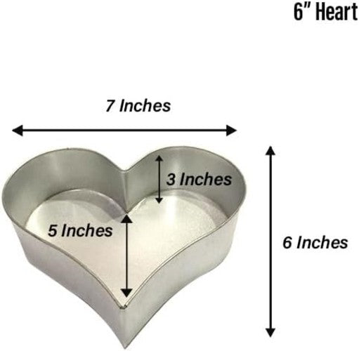 Heart Cake Pan – Available in 6", 8", 10", 12" (3" DEEP)