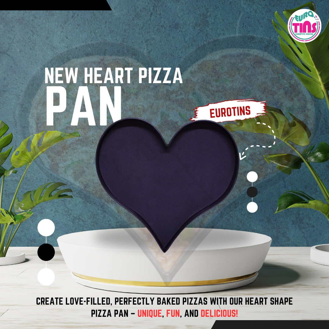 EUROTINS Non-Stick Pizza Pan– Aluminized Steel Creative Baking Moulds – 6 Unique Shapes