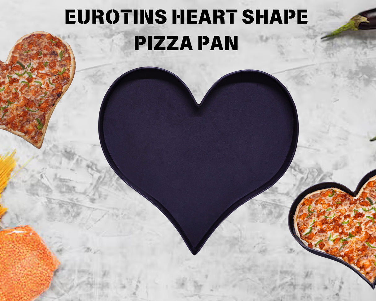 EUROTINS Non-Stick Pizza Pan– Aluminized Steel Creative Baking Moulds – 6 Unique Shapes