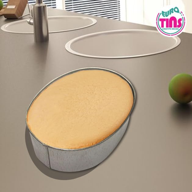 Oval Cake Pan – Available in 6", 8", 10", 12" (3" DEEP)