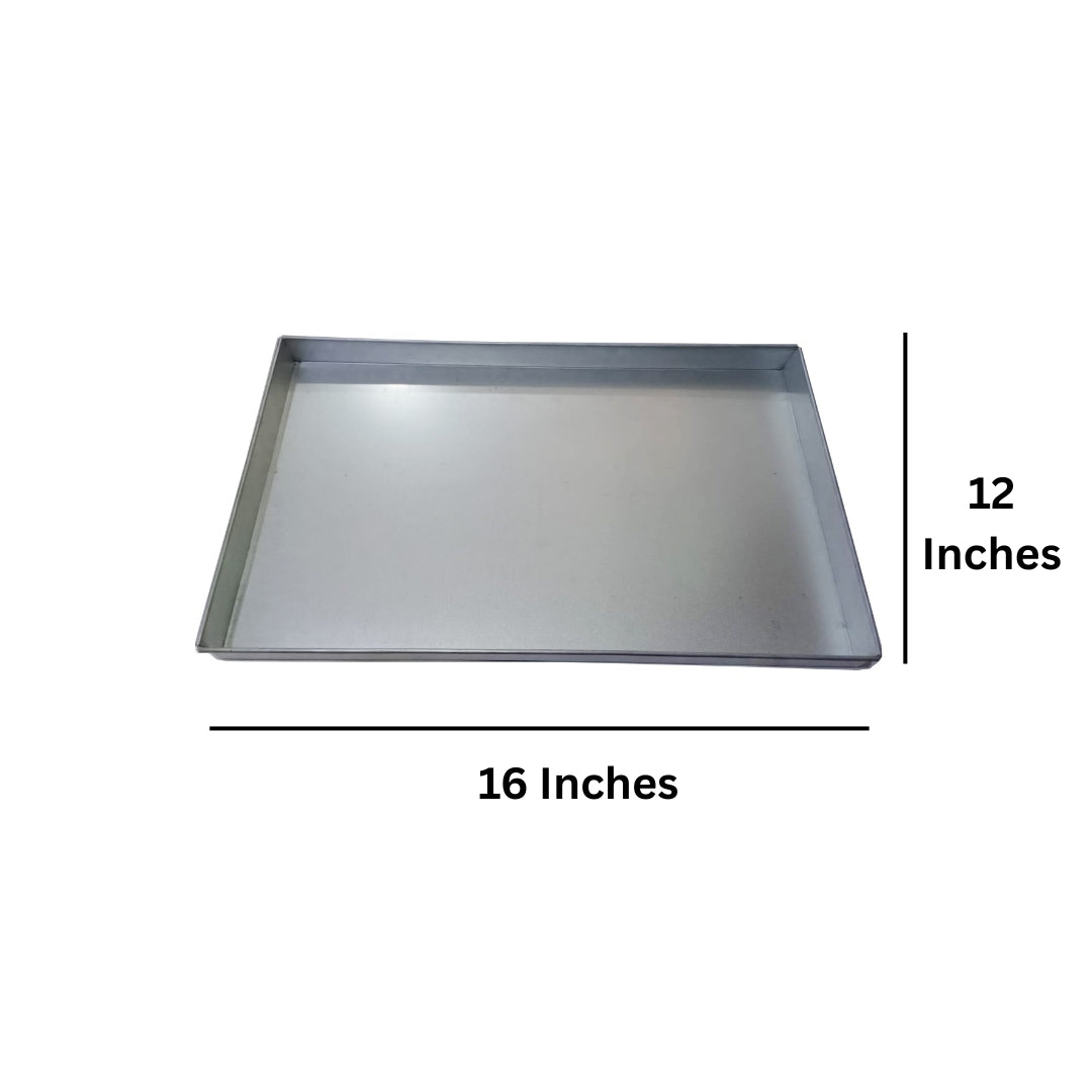 EUROTINS Rectangle Baking Tray – 14”, 16”, 18” 24" and 30" | Heavy Duty Domestic and Commercial Bakery Use 2" Deep