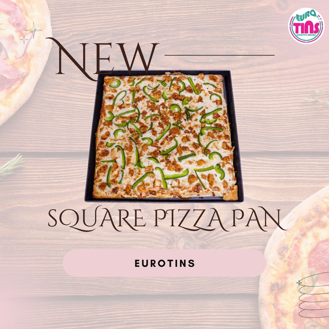 EUROTINS Non-Stick Pizza Pan– Aluminized Steel Creative Baking Moulds – 6 Unique Shapes