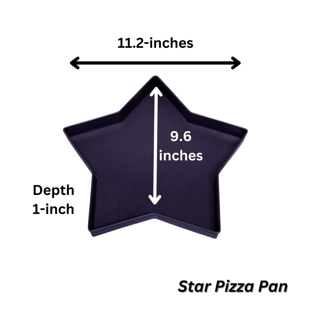 EUROTINS Non-Stick Pizza Pan– Aluminized Steel Creative Baking Moulds – 6 Unique Shapes