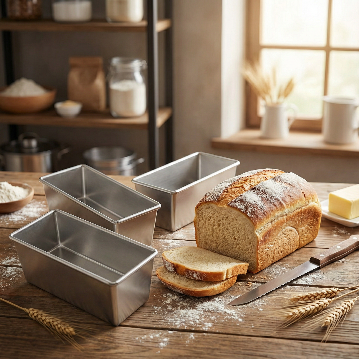 Heavy-Duty Loaf Tins – 1Lb, 2Lb, 3Lb, 4Lb & 5Lb | Individual Sizes & Full Set Available