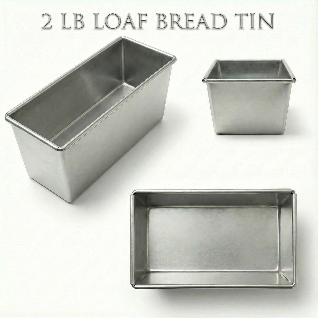 Heavy-Duty Loaf Tins – 1Lb, 2Lb, 3Lb, 4Lb & 5Lb | Individual Sizes & Full Set Available
