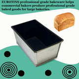 Singles Loaf Tin Bread Pan Commercial Bakery by EUROTINS