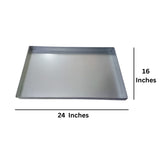 EUROTINS Rectangle Baking Tray – 14”, 16”, 18” 24" and 30" | Heavy Duty Domestic and Commercial Bakery Use 2" Deep