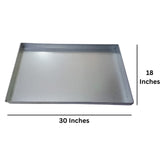 EUROTINS Rectangle Baking Tray – 14”, 16”, 18” 24" and 30" | Heavy Duty Domestic and Commercial Bakery Use 2" Deep