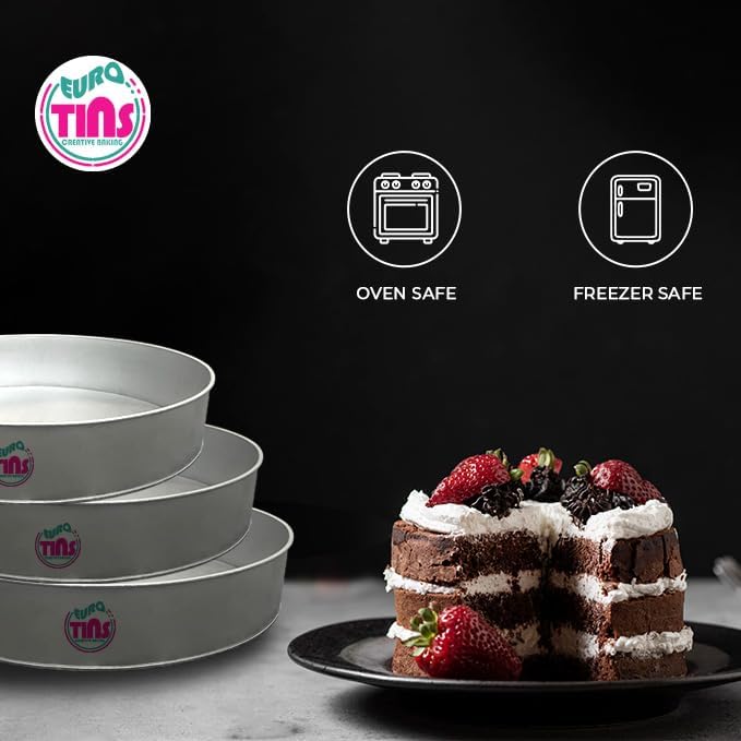 Round Cake Pan – Available in 6", 8", 10", 12" (3" DEEP)
