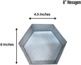 Single Hexagon Cake Pan – Available in 6", 8", 10", 12" (3" DEEP)