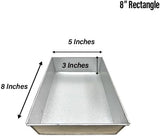 Single Rectangle Cake Pan / Cake Mould / Cake Tin – Available in 6", 8", 10", 12" (3" DEEP)