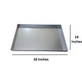EUROTINS Rectangle Baking Tray – 14”, 16”, 18” 24" and 30" | Heavy Duty Domestic and Commercial Bakery Use 2" Deep
